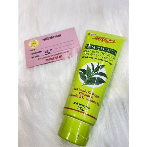 Combo kem Miss White mụn 6g + Serum nghệ 10ml + Srm trà xanh 100ml( cam kết hết mụn)