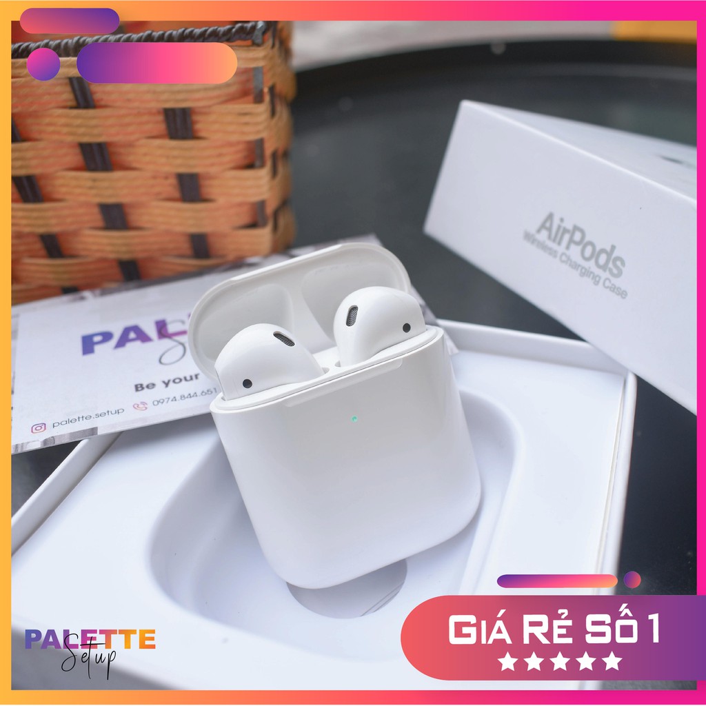 [Palette] AIRPODS 2 1:1 chip 1562, đổi tên định vị cảm ứng, chia sẻ nhạc và kiểm tra imei đầy đủ, âm thanh 9.5.10