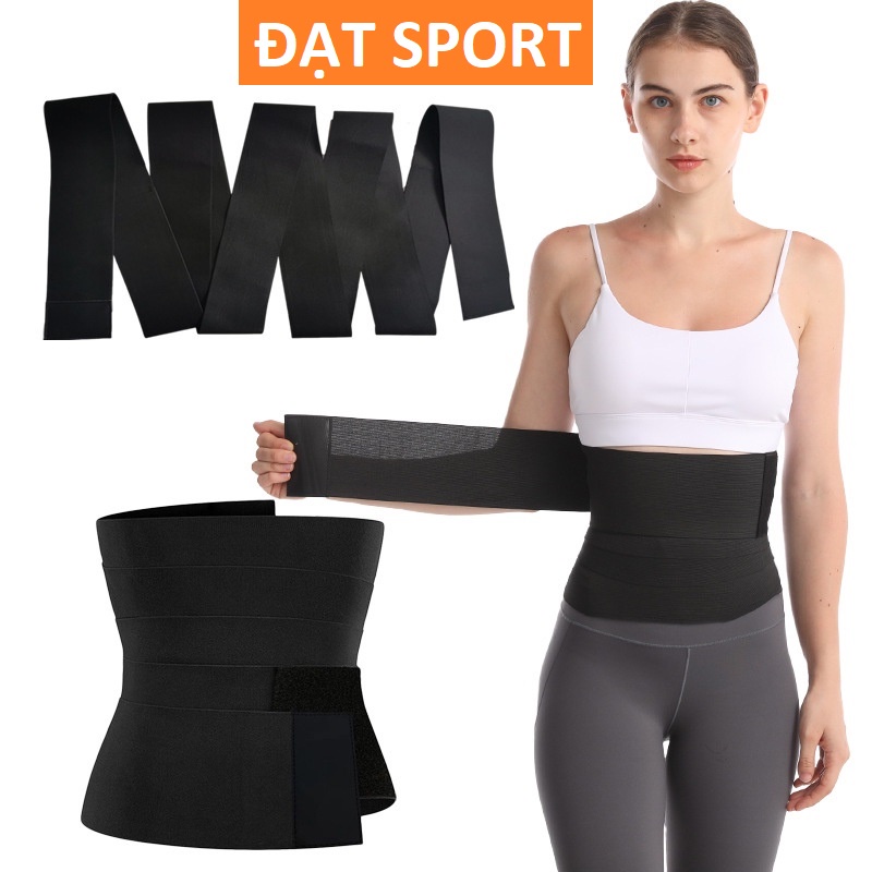 Dây Quấn Nịt Bụng Giúp Định Hình Khuôn Bụng Giảm Mỡ , Giảm Eo Hiệu Quả
