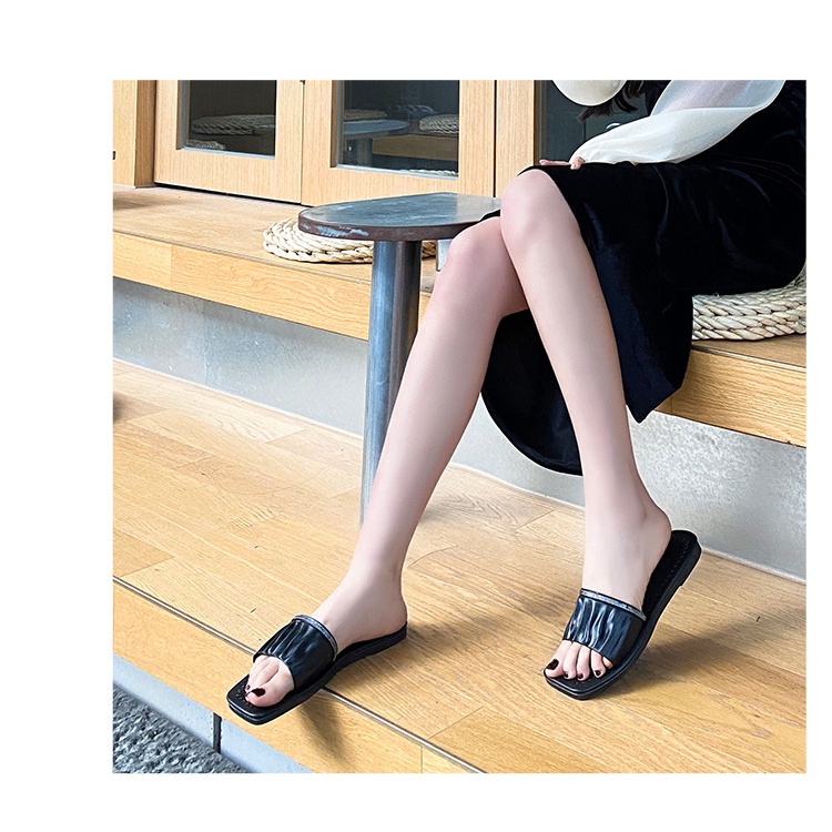 Dép Sandal Xỏ Ngón Mũi Vuông Phong Cách Hàn Quốc Thời Trang Mùa Hè Hàng Mới sc3530