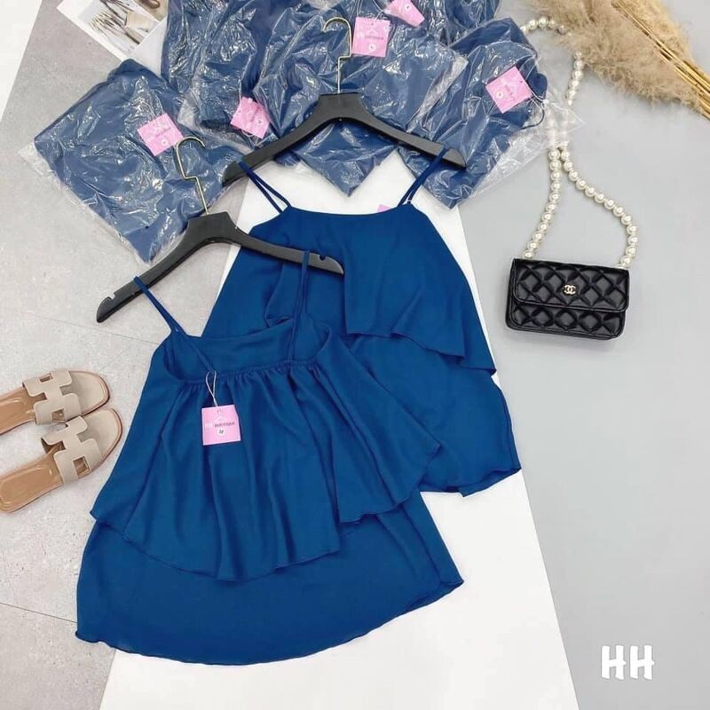 áo hai dây nữ tầng nhiều màu chất đẹp | BigBuy360 - bigbuy360.vn