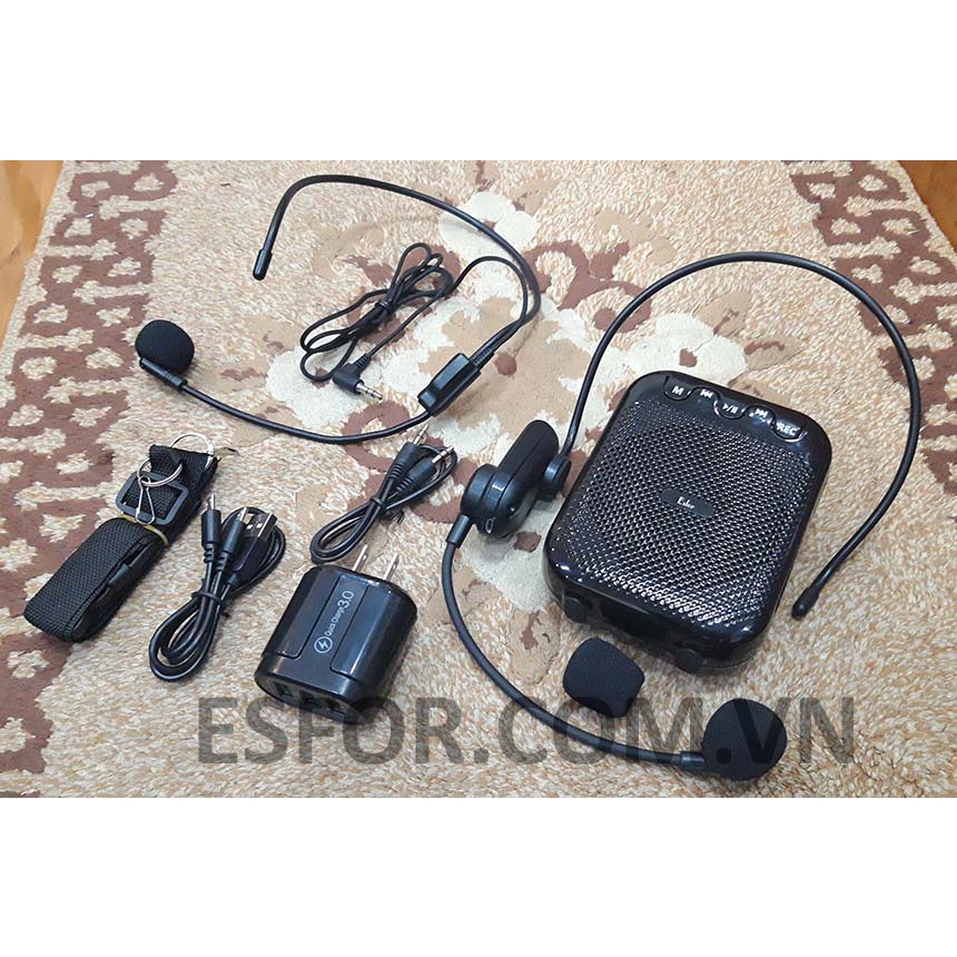 Máy trợ giảng không dây Hàn Quốc ESFOR ES-330 UHF V2 không trùng lẫn sóng nhau
