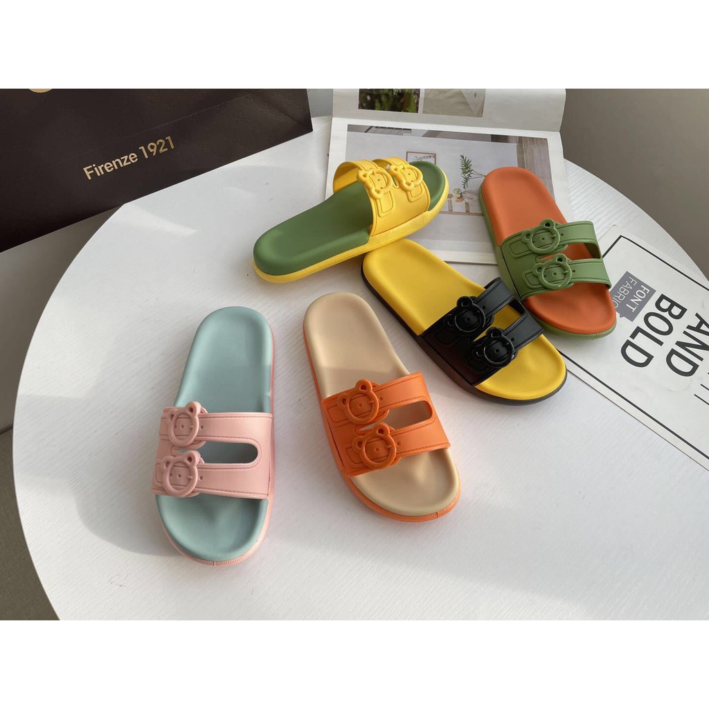 Dép Quai Ngang Bumb Đa Sắc Unisex Cao Cấp