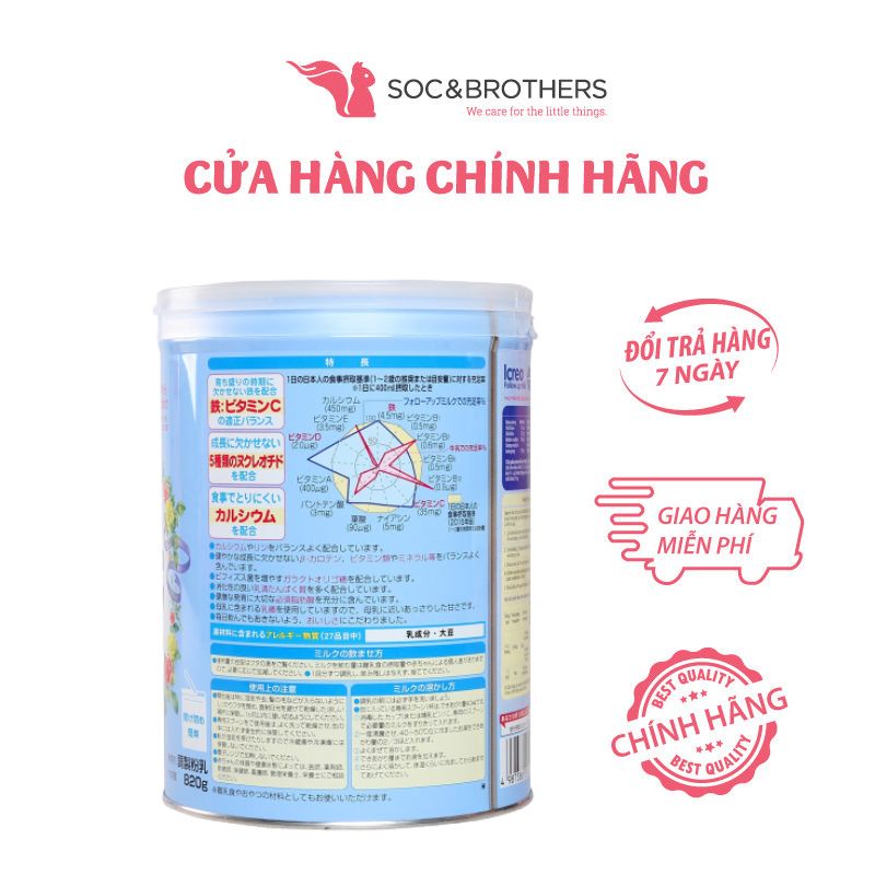 Sữa công thức Glico Icreo số 1 (820g/hộp)