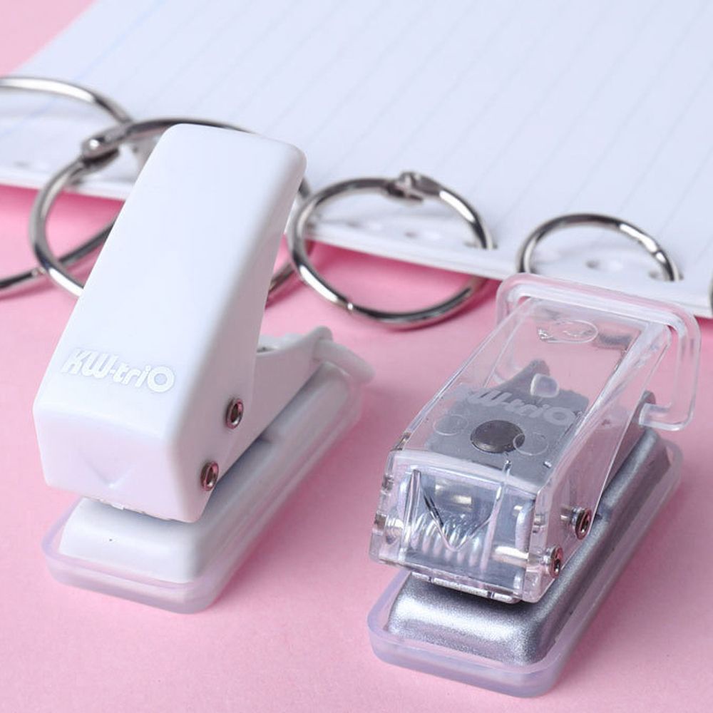 Dụng cụ bấm lỗ giấy mini nhiều màu sắc tùy chọn tiện lợi