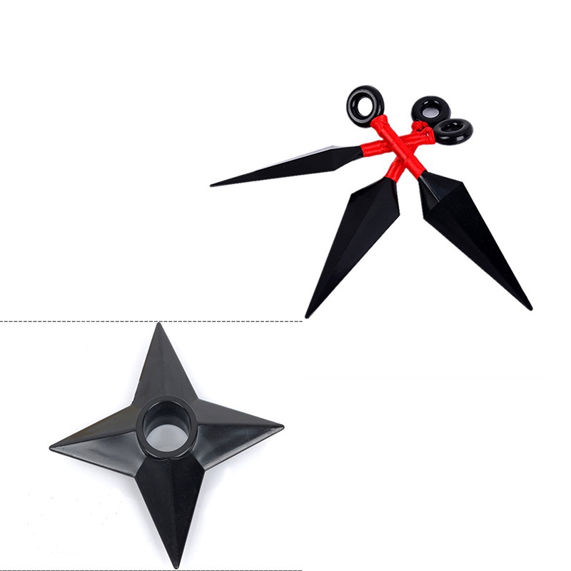 【COD】Anime Naruto Kunai Shuriken Cosplay Props Plastic Ninja Weapon darts Cosplay Accessories *