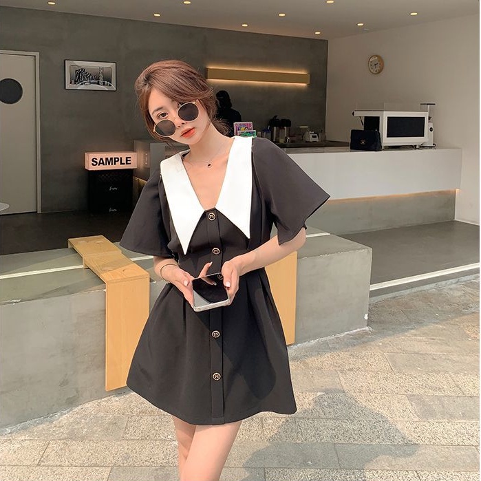 Đầm Đen Đa Năng Phong Cách Hàn Quốc Cổ Điển Dành Cho Nữ
