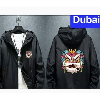 áo khoác dù nhẹ 2 lớp hình kỳ lân