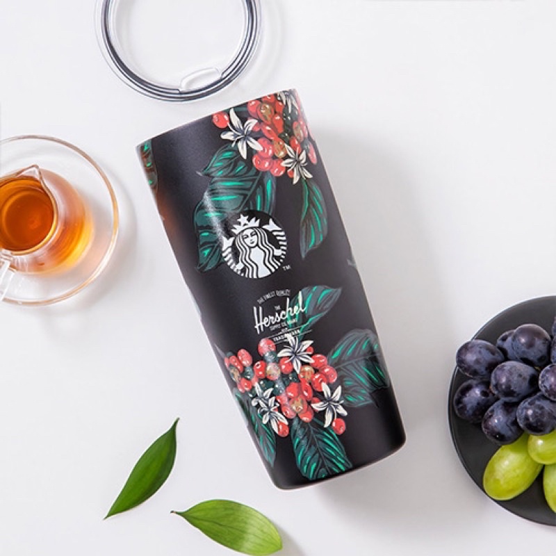BÌNH STARBUCKS TUMBLER 20OZ (591ML) STAINLESS STEEL HERSCHEL PEO PLA COF