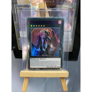 [ Dưa Hấu Yugioh ] Lá bài thẻ bài Number 24 Dragulas the Vampiric Dragon – purple Ultra Rare - Tặng bọc bài nhựa