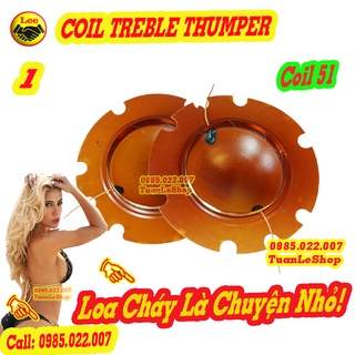 02 chiếc coil 51 thumper - coil loa treble thum – giá 02 chiếc côn 51