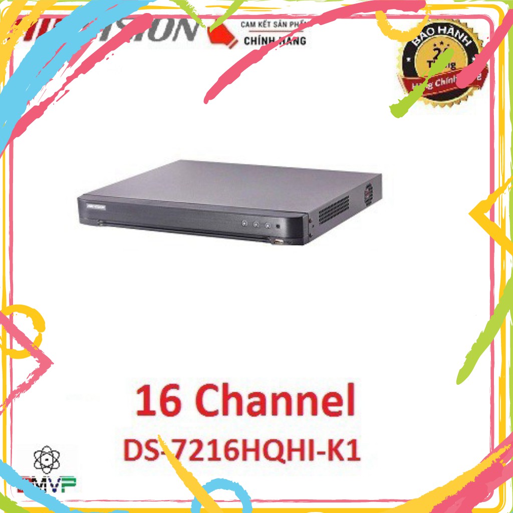 💚 Đầu ghi hình 16 kênh Turbo HD 4.0 Hikvision DS-7216HQHI-K1  - Hàng chính hãng®
