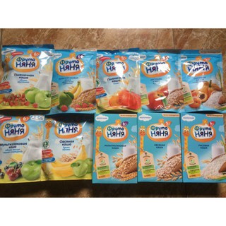 [Mẫu mới date mới] Bột ăn dặm Fruto Nga