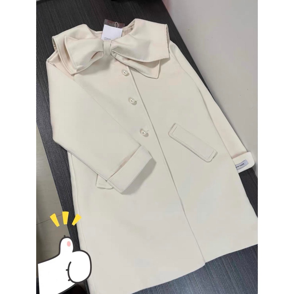 Áo Khoác Dạ Tiểu Thư Dáng Dài Style Ngọt Ngào Chất Siêu Đẹp Cho Nữ