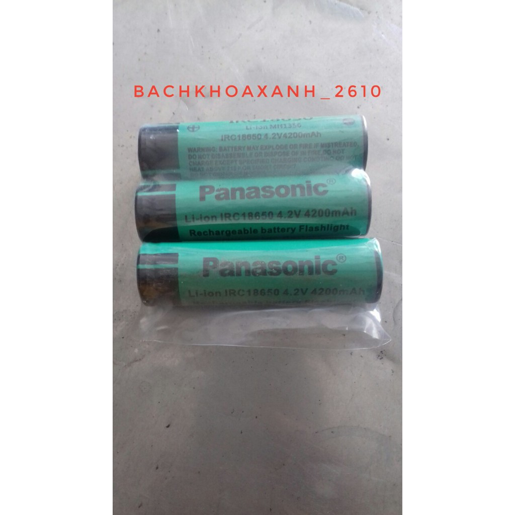 Pin sạc Panasonic Li-ion  IRC18650 4200mAh 4.2V - MH1350 (1 viên)