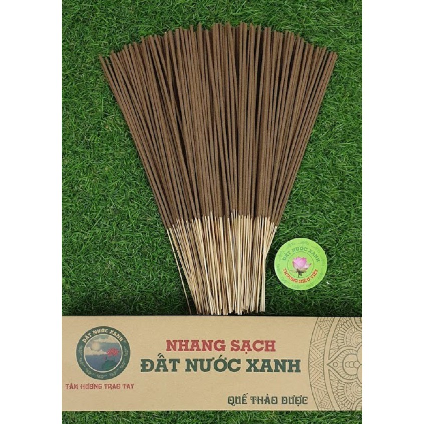 NHANG SẠCH Quế Thảo Dược 30cm - 300 cây - ÍT KHÓI - 100% KHÔNG HÓA CHẤT