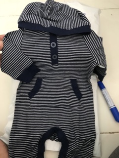 Body cotton dài có nón hàng Old navy