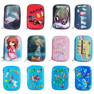 Hộp đựng bút chì sinh viên 3D Eva hộp cứng lớn