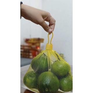 * GIÁ HỢP LÝ* 20 Túi lưới đựng hoa quả kèm móc 35 cm
