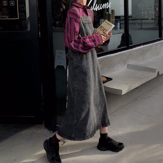 [ORDER] Yếm váy dài hở lưng ulzzang(chất dày)