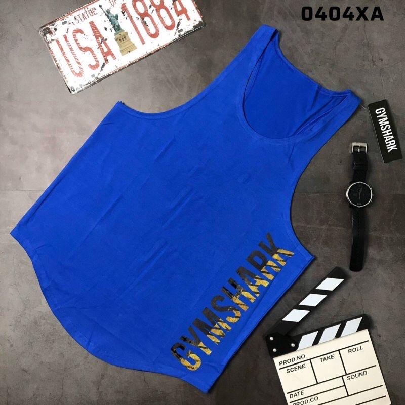 Áo tanktop tập gym nam ,áo 3 lỗ thể thao nam co giãn thấm hút mồ hôi