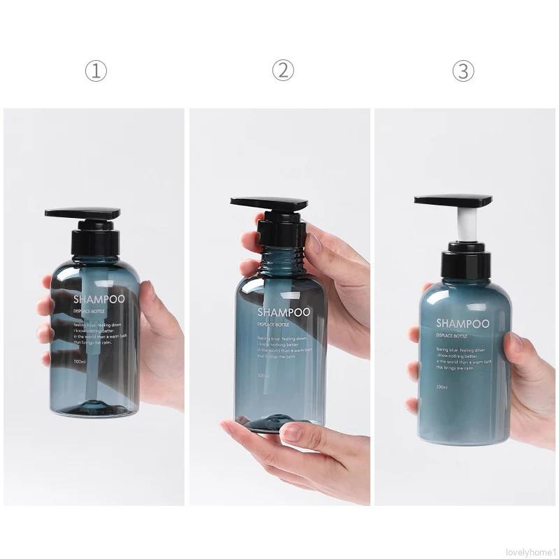 Set 3 chai rỗng đựng xà phòng dung tích 500ml tiện lợi khi đi du lịch