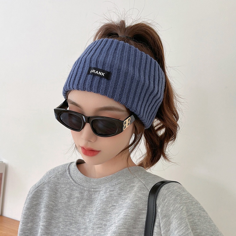 Băng Đô Đan Len Thời Trang Thu Đông Xinh Xắn Cho Nữ