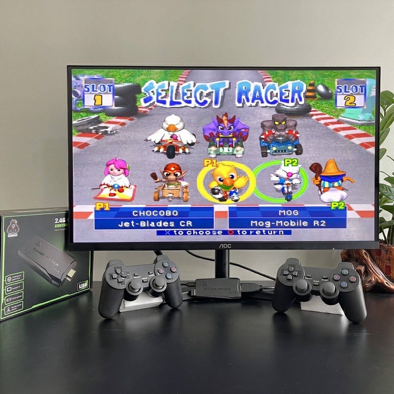 Máy Chơi Game 4 Nút Game Stick HDMI 4K 3500 Trò Chơi Kinh Điển, Kèm Cáp HDMI, Kết Nối Với TV, Máy Tính