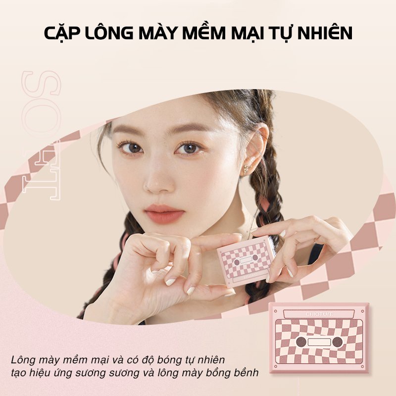 Bột tán chân mày Chioture Fluffy Brow Kit 3.4g