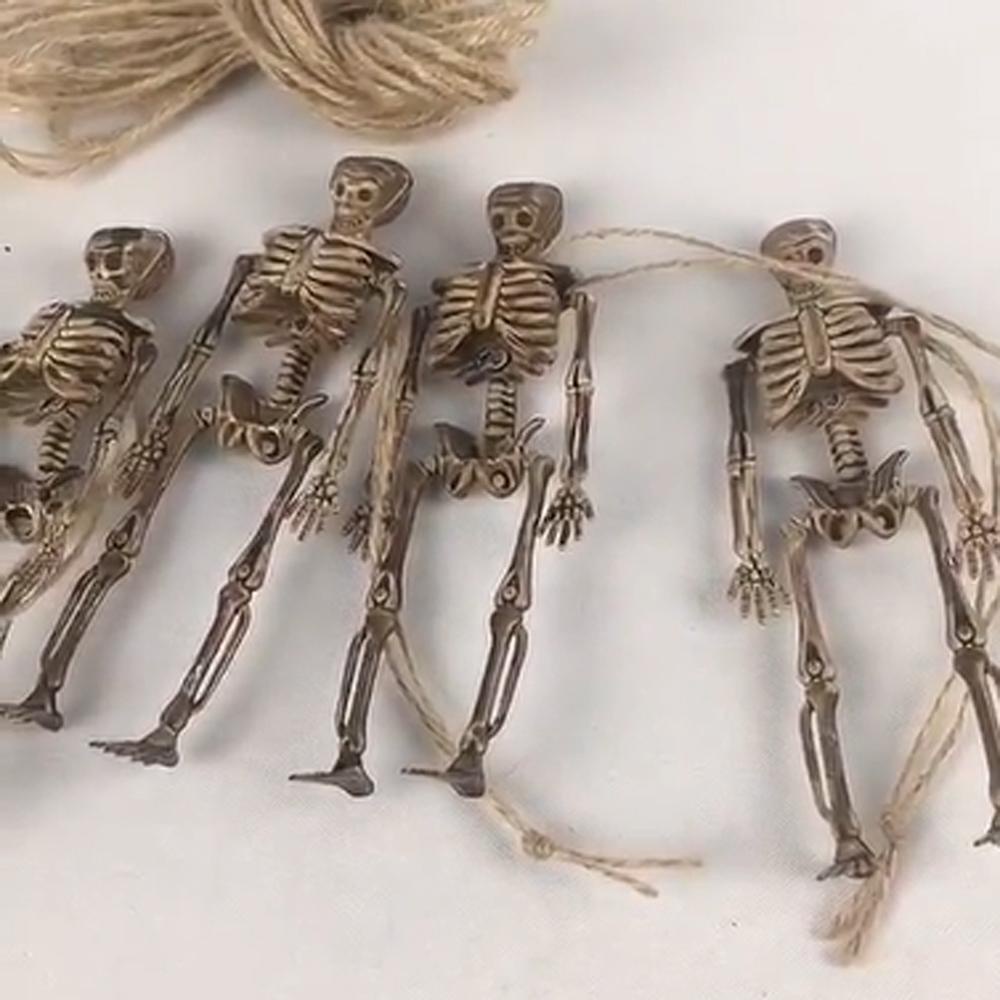 YIYU Đồ trang trí Bộ Xương Giả Trang Trí Halloween