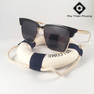 Kính mát nữ thời trang chữ V gọng vàng Hàn Quốc siêu đẹp - siêu bền thông dụng đảm bảo hài lòng