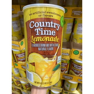 Bột pha nước chanh date 2025 bổ sung vitamin c country time lemonade 2,33kg - eds hàng mỹ