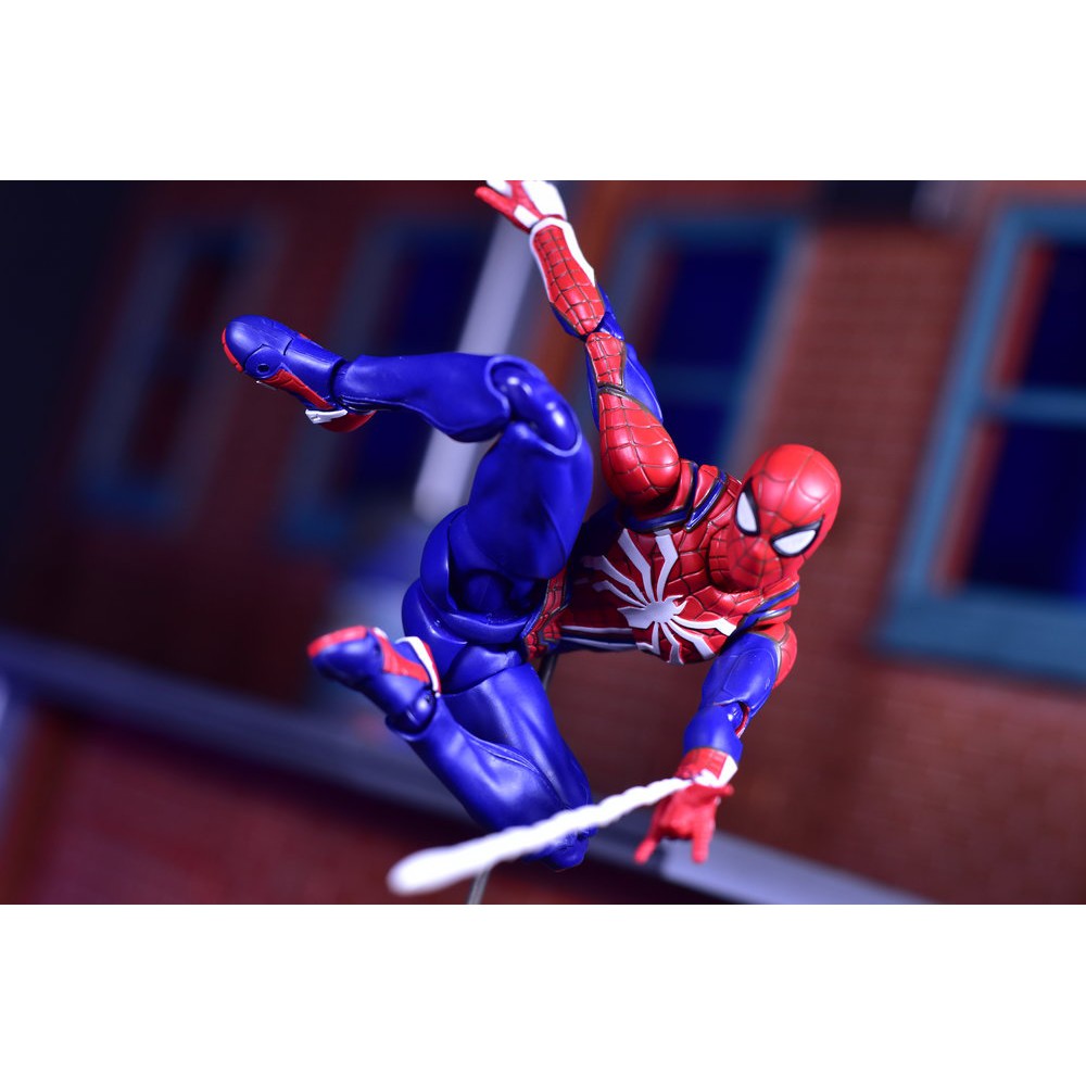 Mô hình SHF Spider Man Ps4 Marvel 15cm (BL)