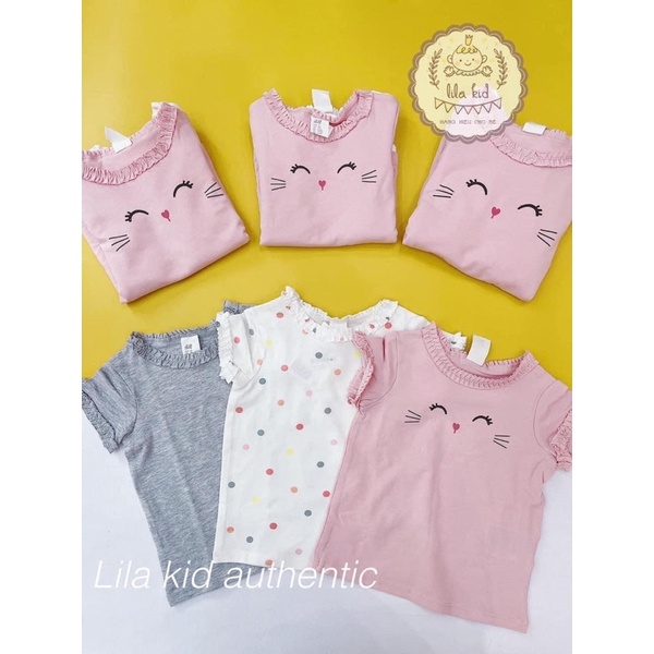 Set 3 áo cộc tay hm bé gái