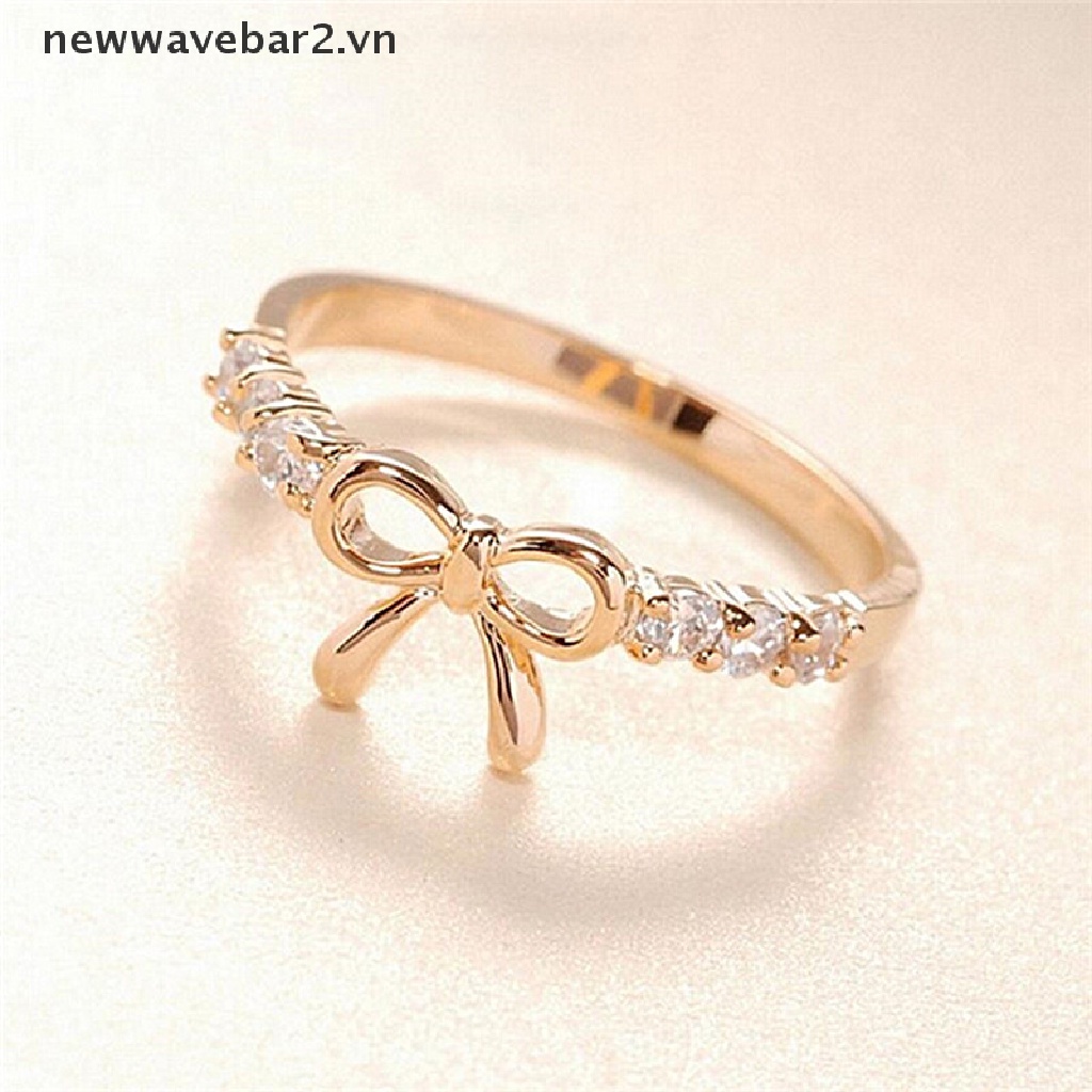 (Mới) Nhẫn Pha Lê Đơn Giản Thời Trang Dành Cho Nữ