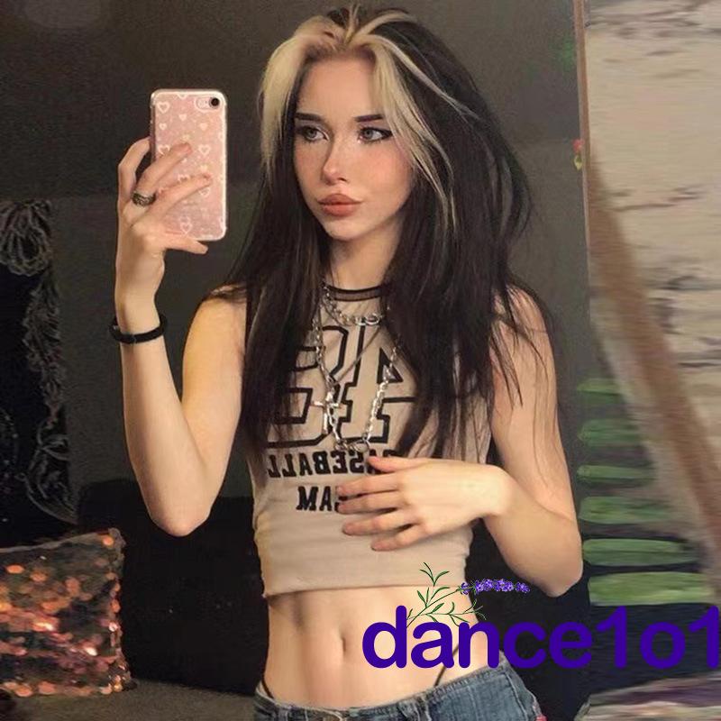 Áo Tank Top Nữ In Chữ dance1o1- Thời Trang