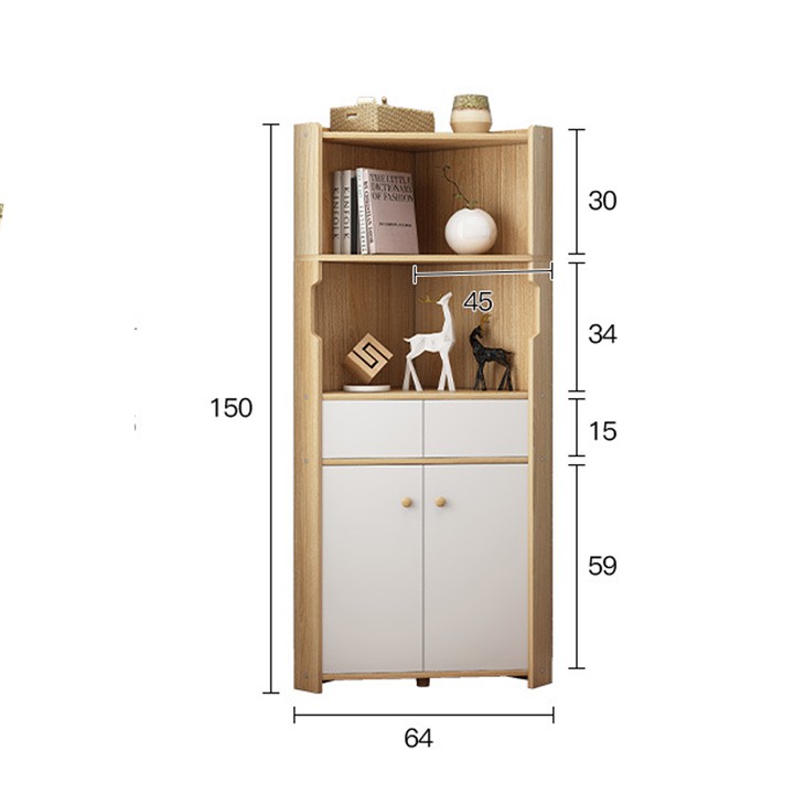 Tủ tường tủ góc tủ gỗ tủ kệ bếp tủ tường phòng khách phòng ngủ tủ 3 góc tủ kệ tam giác cỡ nhỏ vừa tủ gỗ đa năng hiện đại