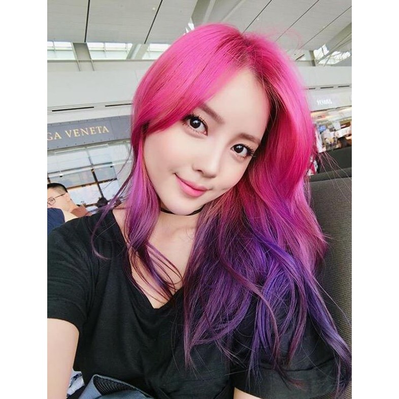 Thuốc Nhuộm Màu Màu Đỏ Tím Sáng Màu - Light Violet Red Blonde Hair Dye Cream