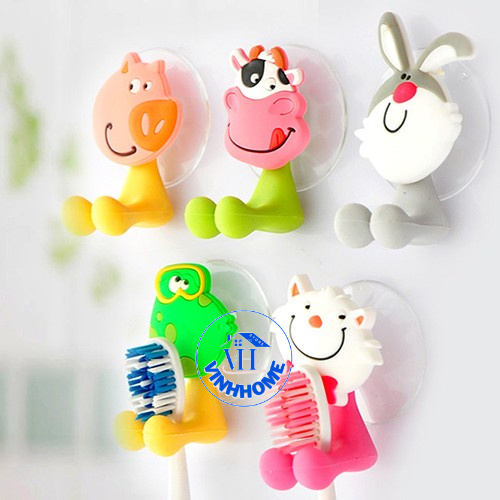 Dụng cụ kẹp bàn chải hít chân không hình hoạt hình dễ thương
