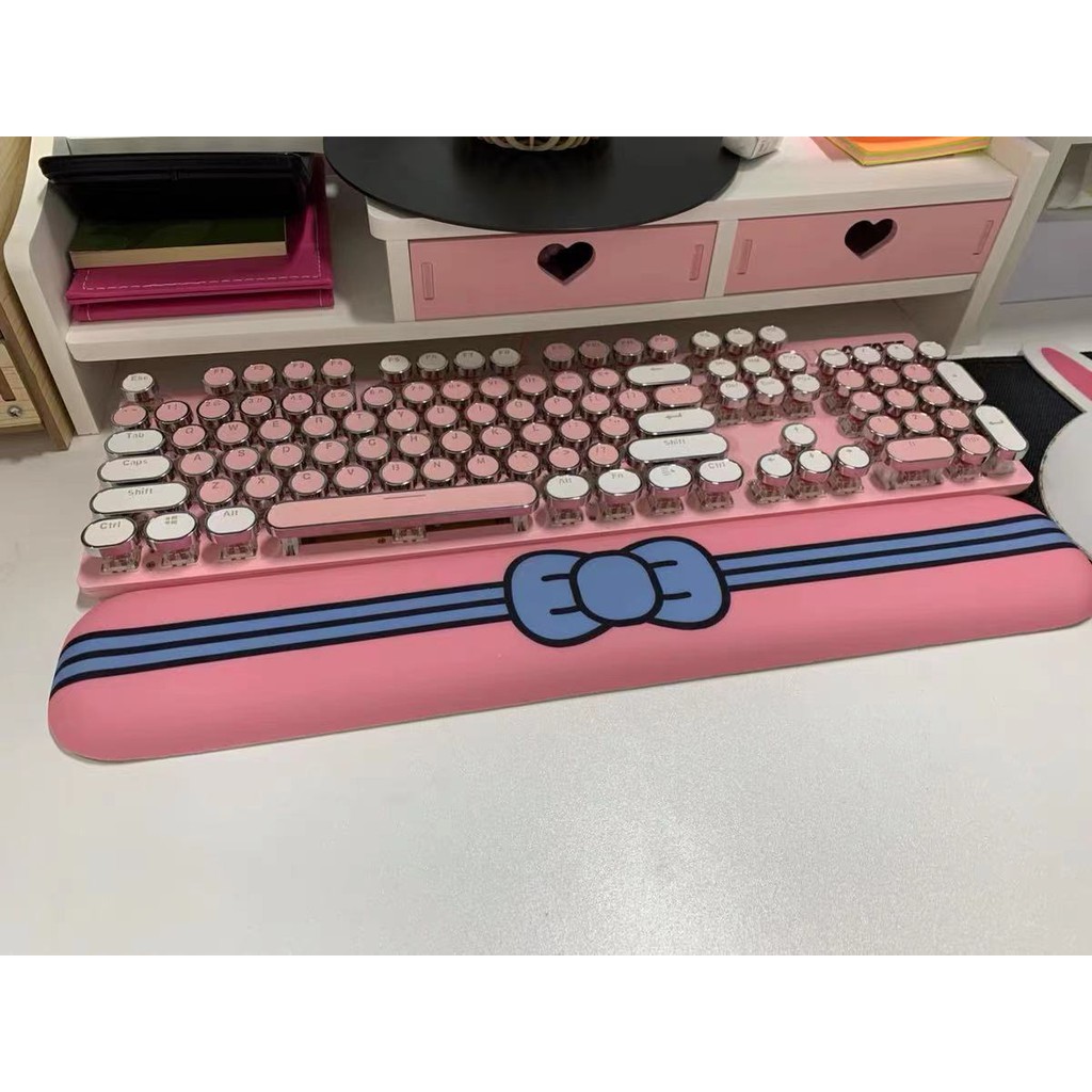 Cute memory foam keyboard holder, wrist mouse pad, creative office