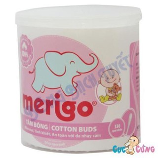 Tăm bông Merigo đầu bông nhỏ 330 que