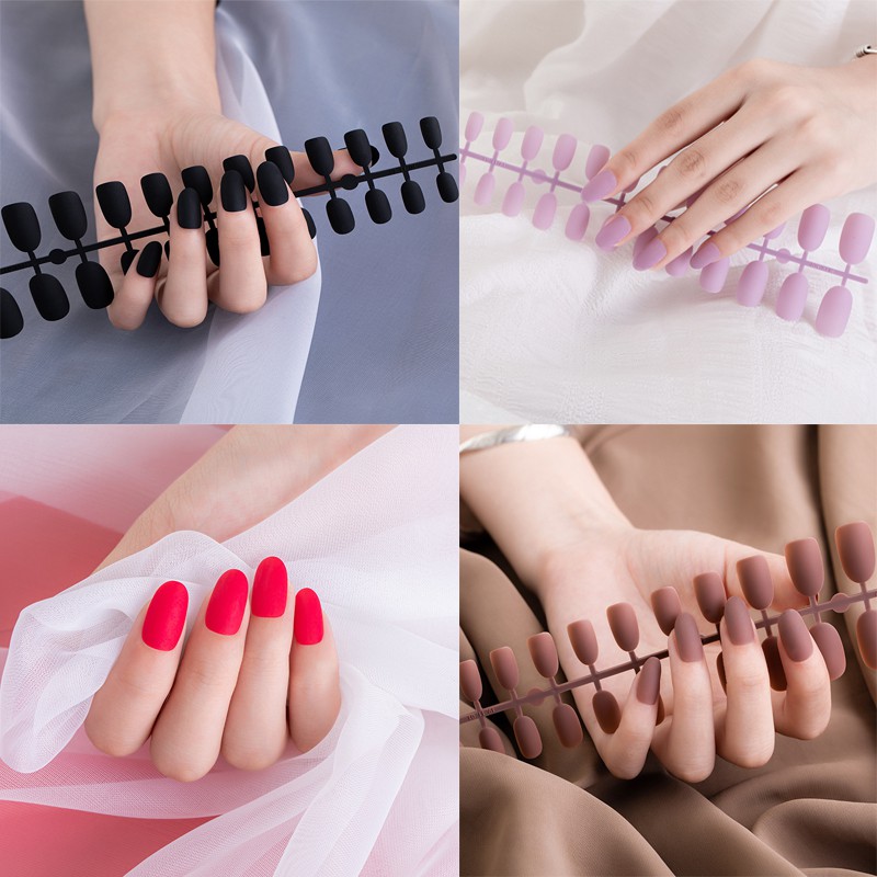 [Hàng mới về] Set 24 móng tay giả họa tiết xinh xắn