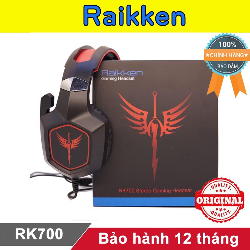 Tai nghe Gaming Raikken Rk-700 ♥️Freeship♥️ Tai nghe chụp tai chơi game giá rẻ game thủ - Gaming Headphone