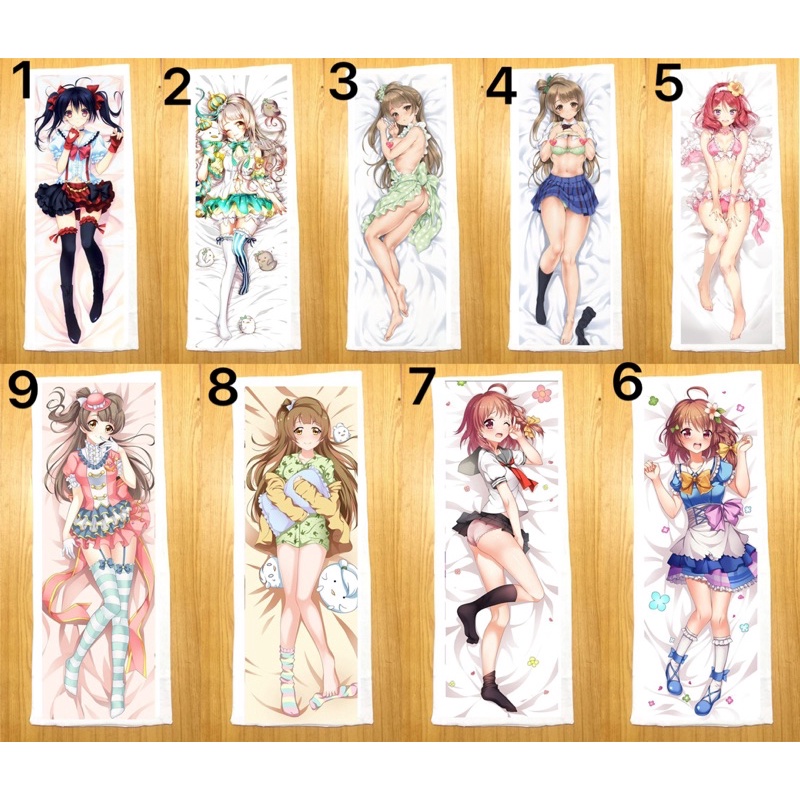 Gối ngủ anime Love Live dài 40cm x 1m /Gối ôm dài Love live