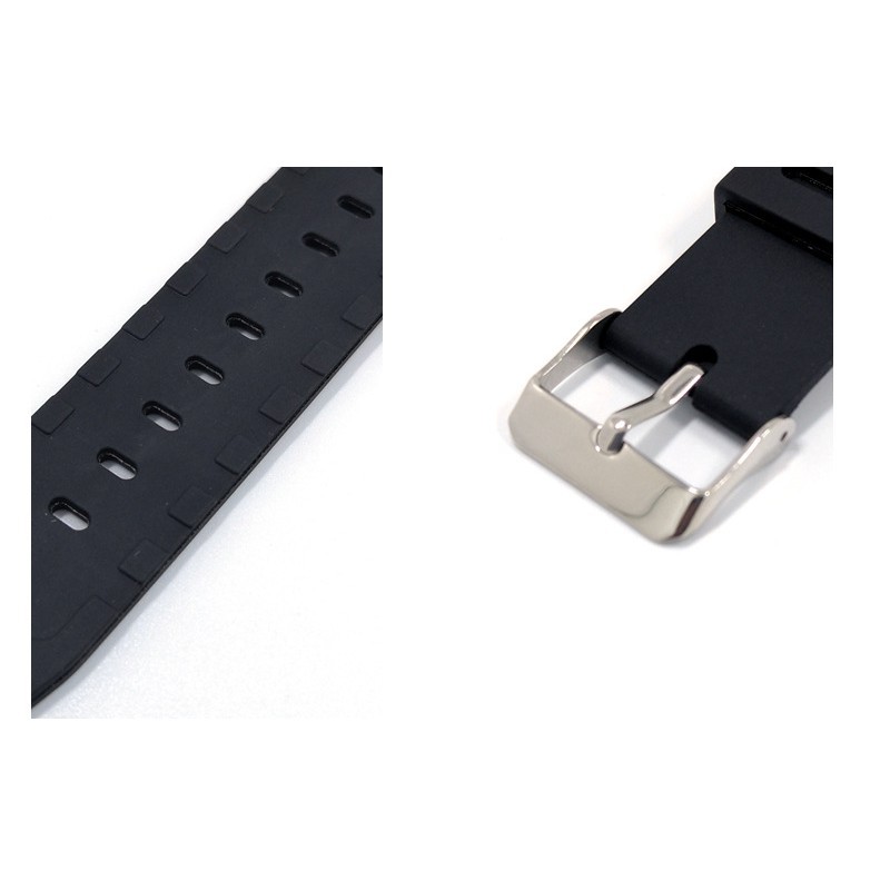 Dây đeo Silicon thay thế có nhiều lỗ cho đồng hồ Casio 18 20 22mm