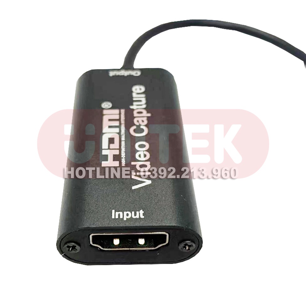 Cáp Chuyển HDMI Vào Laptop, PC Qua Cổng Type-C 1080P HDMI Video Capture