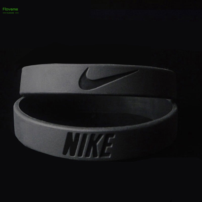 Vòng tay thể thao logo Nike bằng silica gel