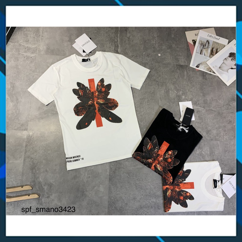 Áo Phong Nam, Áo Thun Nam Ngăn Tay Lỡ Có Cổ Thời Trang Cao Cấp in Hoa Tiết AC95 - kstore68