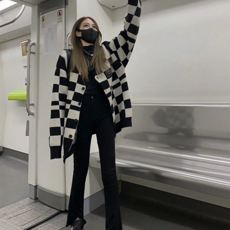 Áo Sweater Dệt Kim Mỏng Dáng Rộng Thiết Kế Mới Trẻ Trung Cho Nữ