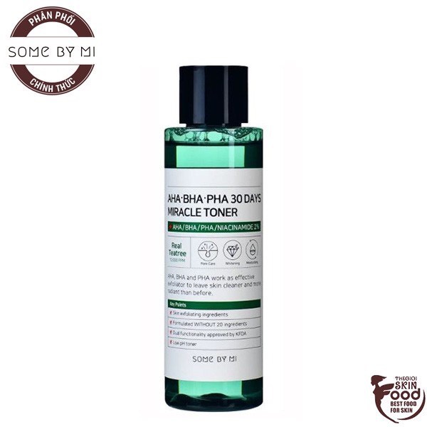 Nước Hoa Hồng "Thần Kỳ" Some By Mi AHA-BHA-PHA 30 Days Miracle Toner 150ml